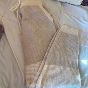 FATE Waffle Knit Joggers